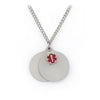 Medilog ID Stainless Steel 26" Necklace with Round Pendants